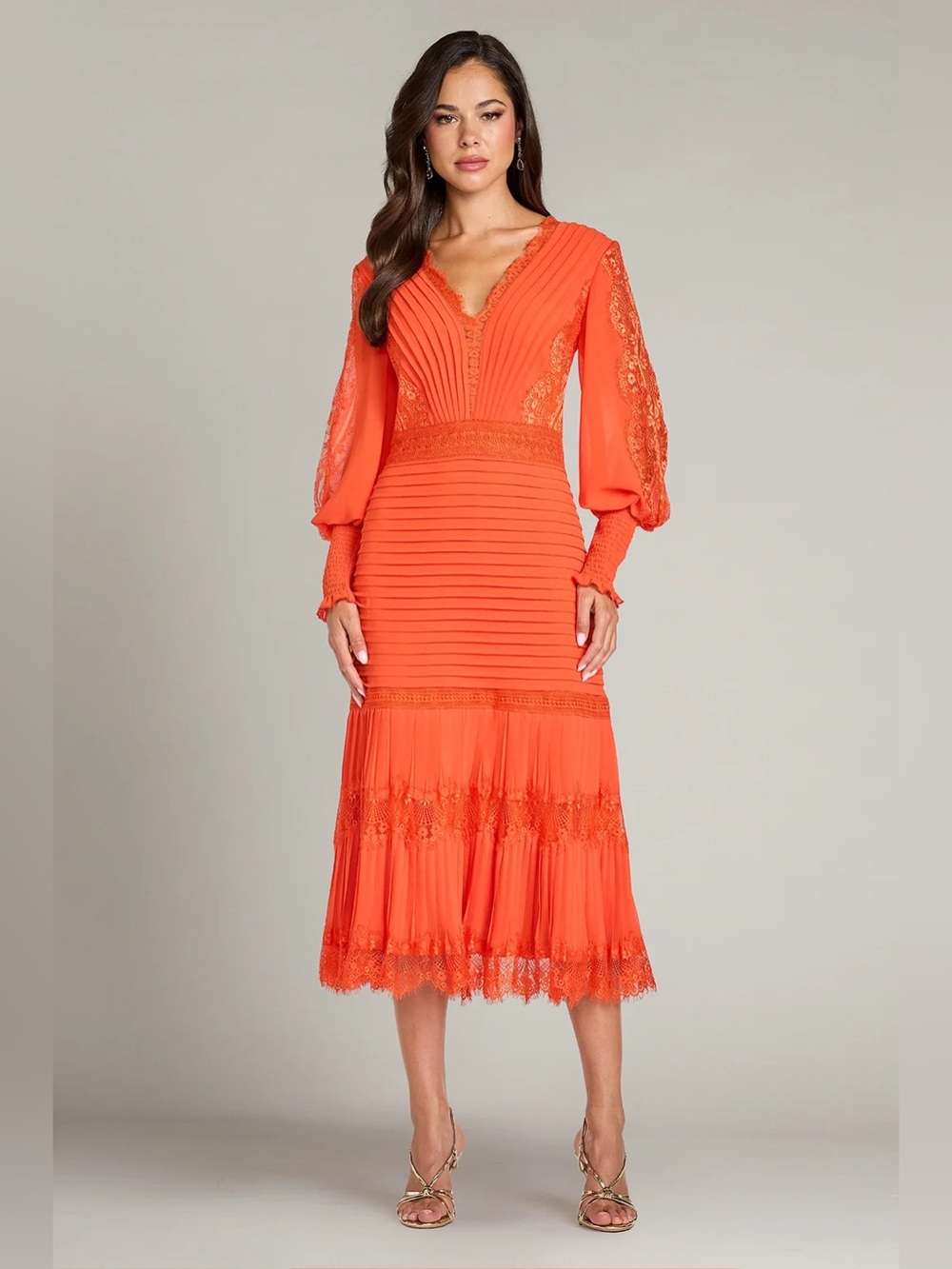 TADASHI SHOJI - NYSSA BISHOP SLEEVE DRESS